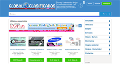 Desktop Screenshot of globalclasificados.com