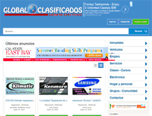 Tablet Screenshot of globalclasificados.com